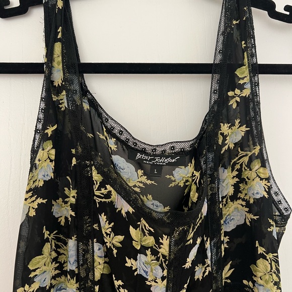 Rare Betsey Johnson Sheer Slip Dress - Picture 1 of 7